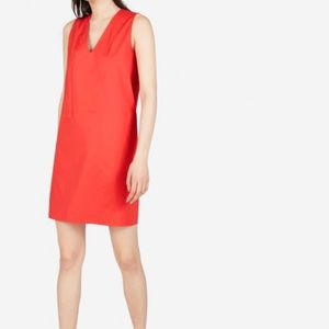 EVERLANE | Clean Cotton V Neck Pocket Dress 4
